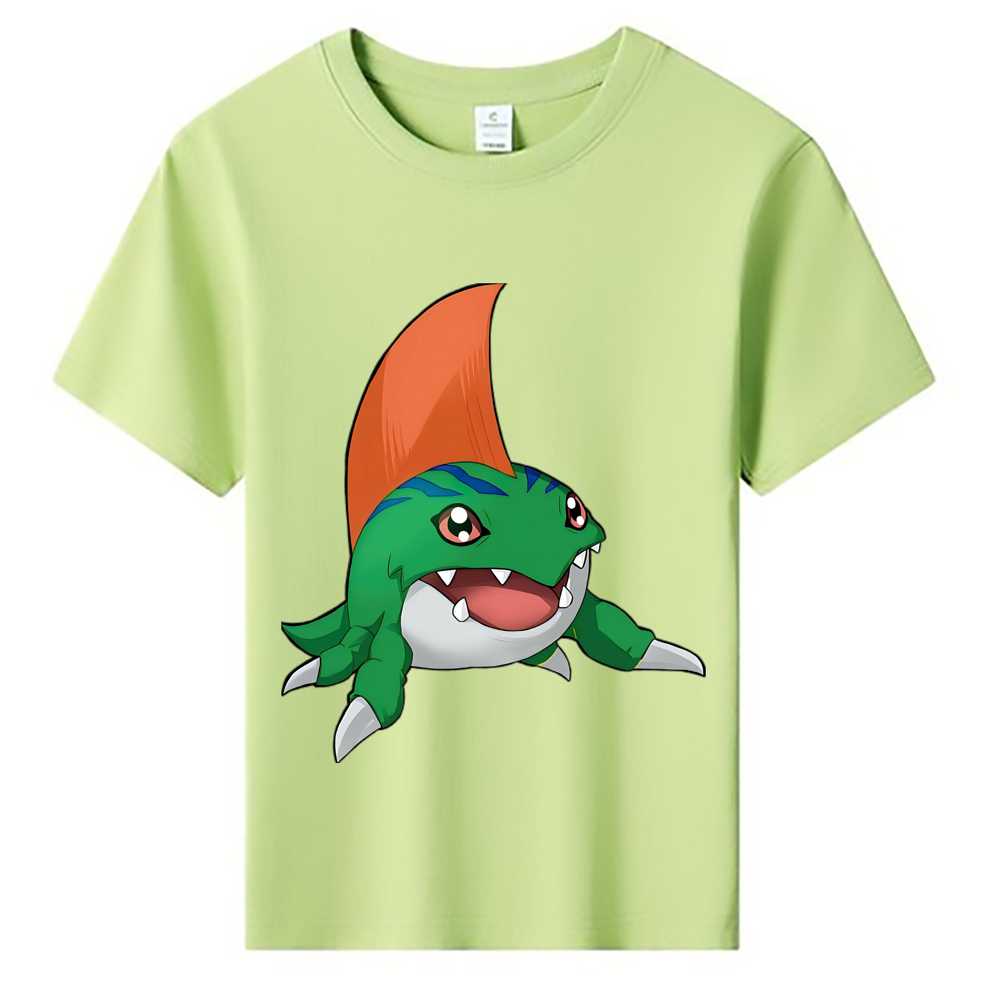 （画像用） Digimon デジタルモンスター/デジモン 綿100％キッズTシャツ（フロントプリント）